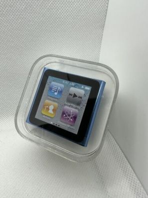 Apple iPod nano 6th 6. Generation Blau 8GB Blue NEU NEW Sealed Versiegelt