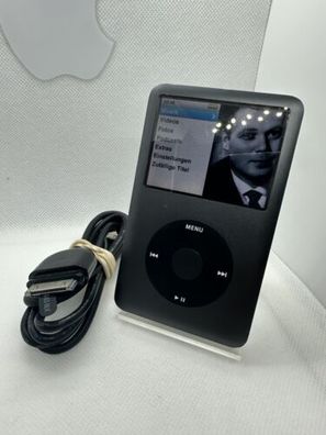 Apple iPod Classic 7. Generation Silber Grau 120GB gebrauchter Zustand #1221