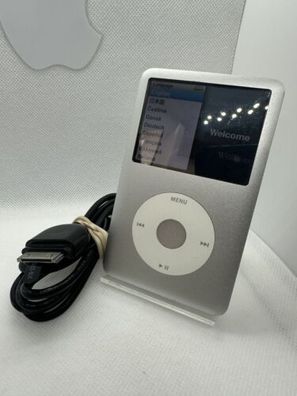 Apple iPod Classic 7. Generation Silber Grau 120GB gebrauchter Zustand #1223