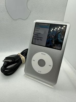 Apple iPod Classic 7. Generation Silber Grau 120GB gebrauchter Zustand #1222