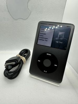 Apple iPod Classic 7. Generation Silber Grau 120GB gebrauchter Zustand #1292
