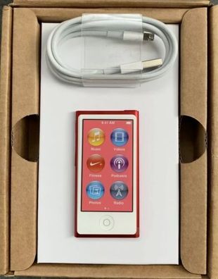 Apple iPod nano 7th 7. Generation 16GB Product Red NEU NEW 7G RAR Collectors Rot