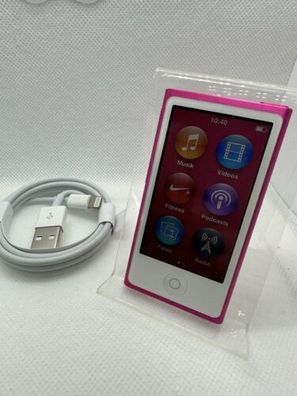 Apple iPod Nano 7. Generation 7G (16GB) Pink Rosa RAR gebraucht #634