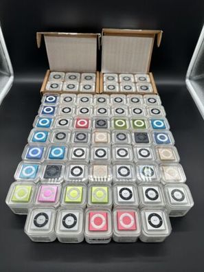 Lot of 67x Apple iPod Shuffle - 4. Generation 2 GB NEU Versiegelt Sammler Farben