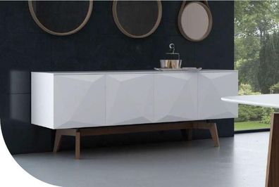 Weißes Sideboard Mit Stauraum Esszimmermöbel Luxus Holzmöbel Modern