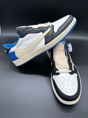 Nike Travis Scott Air Jordan 1 Low OG SP EU 46 US 12 Fragment X White/ Black/ Sail
