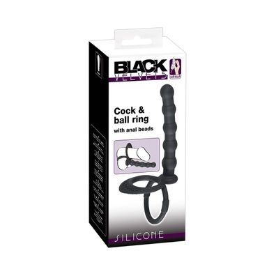 Black Velvets - Cock & ball ring