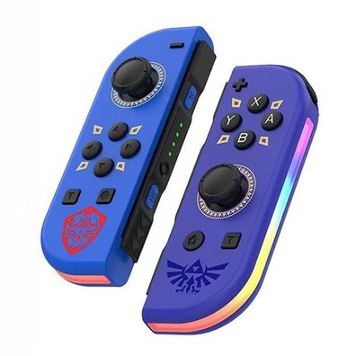 Joy Cons Zelda Skyward Sword in blau I 2er-Set mit LED und Turbo für Nintendo Switch