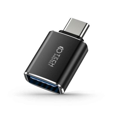 Tech-Protect Ultraboost Adapter USB-C auf USB OTG USB-Adapter mit bis zu 640 Mbps ...
