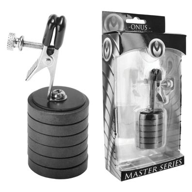 MASTER SERIES Onus Nipple Clamp with Magnet Weights