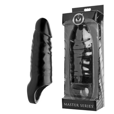 MASTER SERIES Black Mamba XL Cock Enhancer Sheath