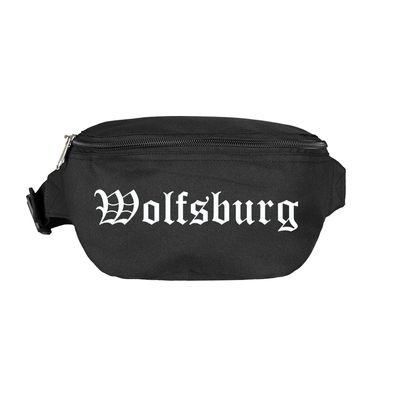 Wolfsburg Bauchtasche - Altdeutsch bedruckt - Gürteltasche Hipbag - ...