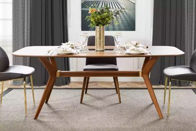 Esstisch Design Möbel Esszimmer Tisch Luxus Italienische Stil Holztisch Tische