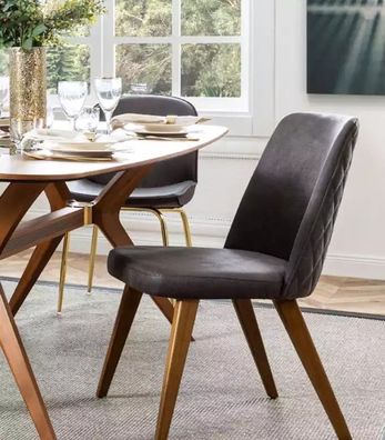 Stuhl Esszimmer Lehnstuhl Hocker Möbel Design Italienischer Stil Gepolsterter