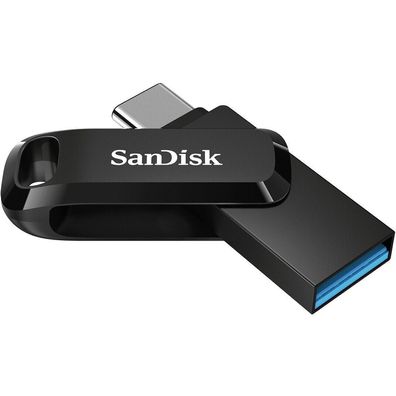 SanDisk Ultra Dual Drive Go 64GB USB-Stick - Schwarz USB-A USB-C