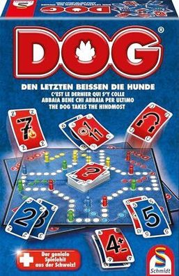 Dog das Spiel: Den letzten beißen die Hunde - Gesellschaftsspiel ab 8 Jahren