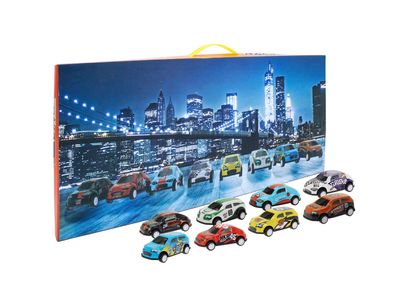 Auto zum Aufziehen Set - 24 Teile - Kinder Auto Ralley Wagen mehrfarbiges Spielzeug
