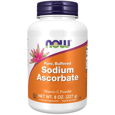 Now Foods, Pure, Buffered Sodium Ascorbate - Vitamin C Powder, 227g