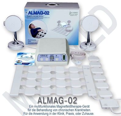 ALMAG-02 - Magnetfeldtherapie-Gerät, professional, bis 450 Gauss...