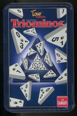 Triominos Tour Edition in der Metalldose
