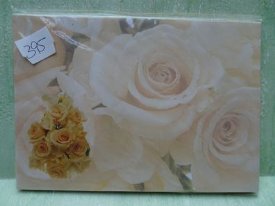 15 Envelope Umschlag Kuvert Karina Design Rosen "Champagne Rose" OVP