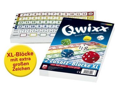 Qwixx XL - Zusatzblöcke (2er)