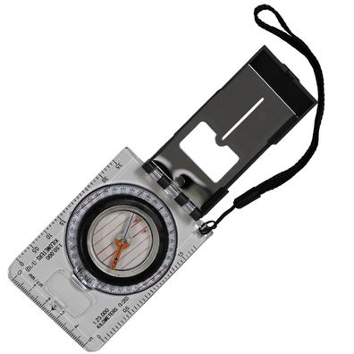 MFH Karten-Kompass, "Professional", transparent, Kunststoffgehäuse