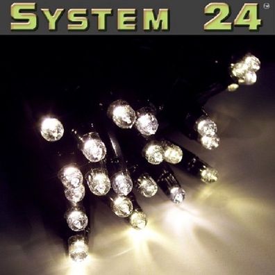 System 24 LED Lichterkette 98er 10m extra warmweiß 491-01-1 außen exkl. Trafo