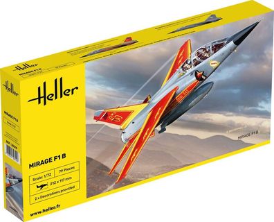 Heller Mirage F1 B in 1:72 1000303190 Glow2B 30319 Bausatz