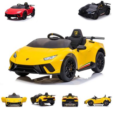 Chipolino Kinder Elektroauto Lamborghini Huracan, Fernbedienung, Musikfunktion