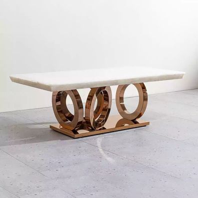 Metall Couchtisch Sofa Tisch Beistelltisch Rechteckige Couchtische 130x70cm