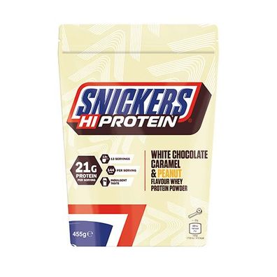 Mars Protein Snickers White Protein Powder (455g) White Chocolate. Caramel and Peanut