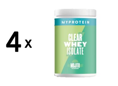4 x Myprotein Clear Whey Isolate (488g) Mojito