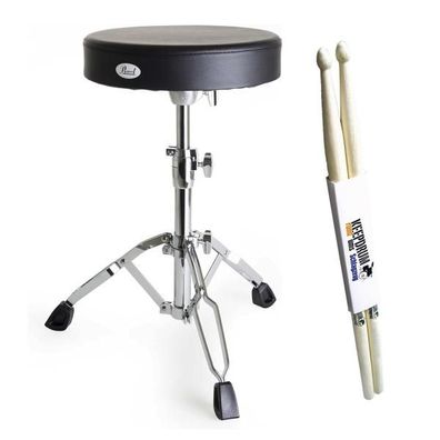 Pearl Schlagzeughocker D-790 mit Sticks