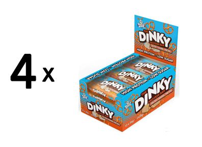 4 x Muscle Moose The Dinky Protein Bar (12x35g) Salted Caramel Pretzel