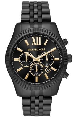 Michael Kors Lexington MK8603 Schwarz 45mm Herrenuhr neu MK Uhr