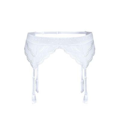 RZ LaGerta garter belt white - (L/ XL, S/ M)