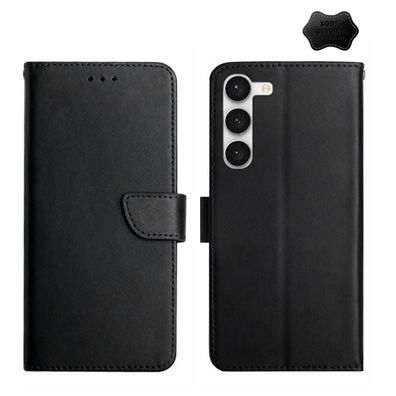 Handy Tasche für Samsung Galaxy S23 Echt Leder Klappetui Schutzhülle Wallet Case