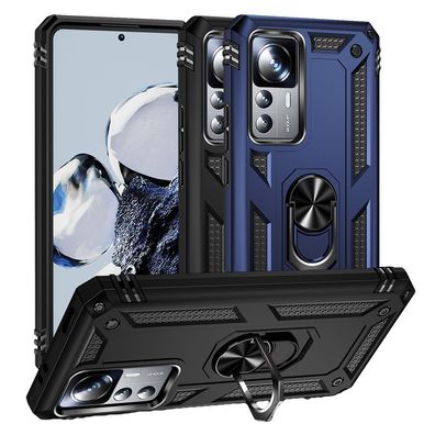 Outdoor Hülle für Xiaomi 12T 12T PRO TPU PC Hybrid Sergeant Armor Ring Cover
