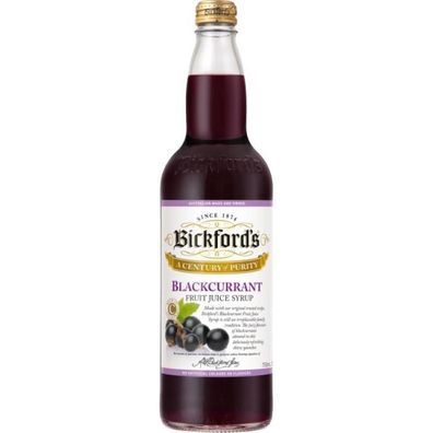 Bickford's Cordial Blackcurrant 750 ml