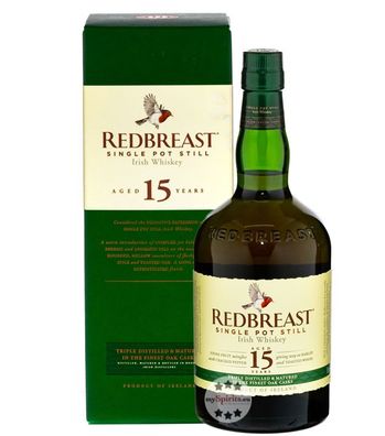 Redbreast 15 Jahre Whiskey (46 % Vol., 0,7 Liter) (46 % Vol., hide)
