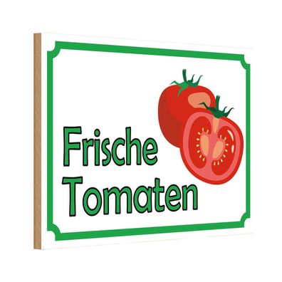 vianmo Holzschild 20x30 cm Hofladen Marktstand Laden frische Tomaten Hofladen