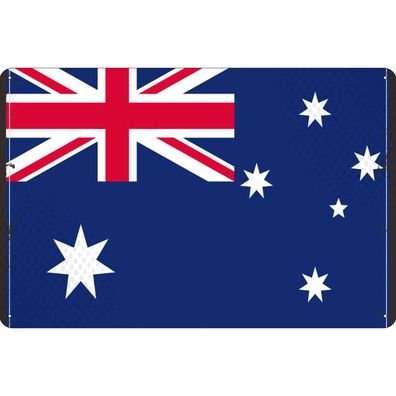 vianmo Blechschild Wandschild 30x40 cm Australien Fahne Flagge