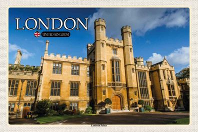 Blechschild 20x30 cm - London England UK Lambeth Palace
