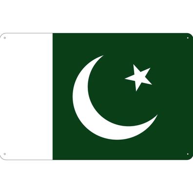 vianmo Blechschild Wandschild 30x40 cm Pakistan Fahne Flagge