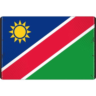 vianmo Blechschild Wandschild 20x30 cm Namibia Fahne Flagge
