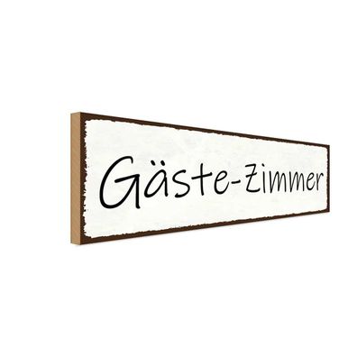vianmo Holzschild 27x10 cm Haus Garten Gäste-Zimmer