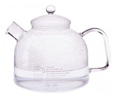 Trendglas Jena Wasserkocher Borosilikat Glas 1,75 L Teekanne Wasserkessel Kanne