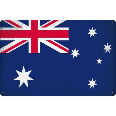 Blechschild 30x40 cm - Australien Australia