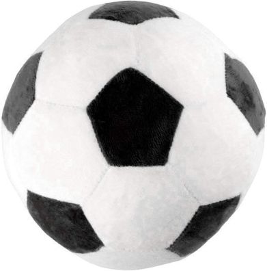 Gefüllter Fußball Weiche Fußballkissen Fußballform Wurfkissen Schwarz 23X23cm